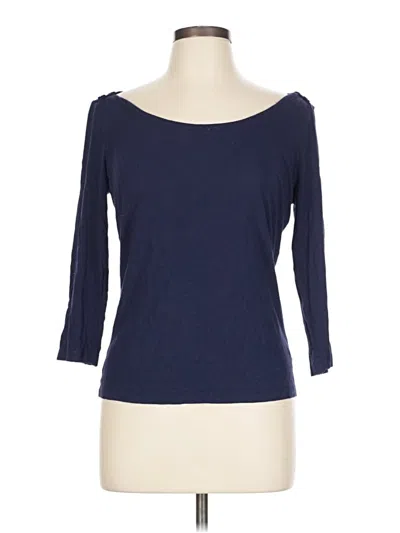 Pre-owned Lilly Pulitzer 3/4 Sleeve T-shirt In Blue