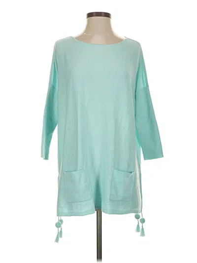 Pre-owned Lilly Pulitzer 3/4 Sleeve T-shirt In Blue