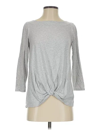 Pre-owned Lilly Pulitzer 3/4 Sleeve T-shirt In Gray