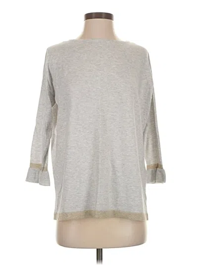 Pre-owned Lilly Pulitzer 3/4 Sleeve T-shirt In Gray