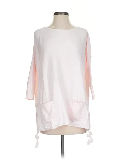 Pre-owned Lilly Pulitzer 3/4 Sleeve T-shirt In Pink