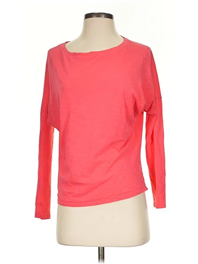 Pre-owned Lilly Pulitzer 3/4 Sleeve T-shirt In Red