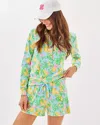 Lilly Pulitzer Loxley Knit Short In Bluette Make Lemonade In Blue