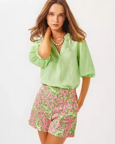 Lilly Pulitzer 5" Alista Short In Rousseau Pink Mane Character Energy