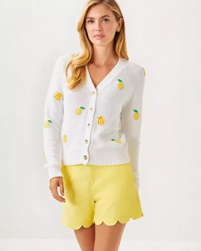 Lilly Pulitzer 5" Buttercup Mid Rise Short In Finch Yellow
