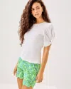 Lilly Pulitzer 5" Buttercup Mid Rise Short In White