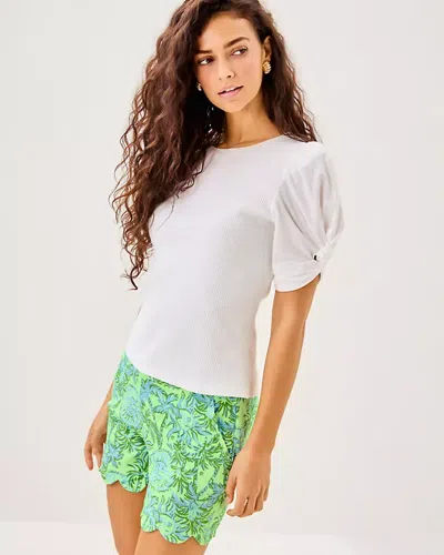 Lilly Pulitzer 5" Buttercup Mid Rise Short In White