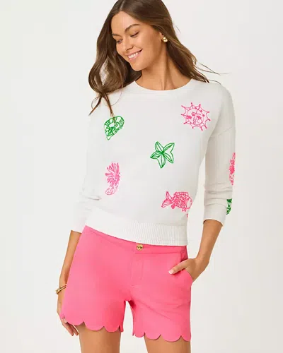 Lilly Pulitzer 5" Buttercup Mid Rise Short In Pink