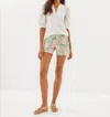 Lilly Pulitzer 5" Callahan Short In Fauna Green Party Like A Pineapple In Multi