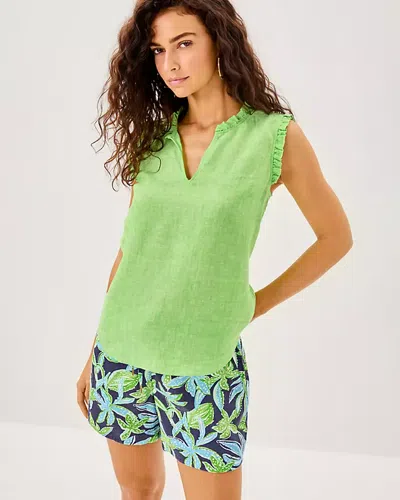 LILLY PULITZER 5" CROIX LINEN SHORT