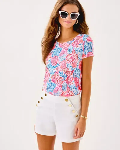 Lilly Pulitzer 5" Eliska Stretch Short In White
