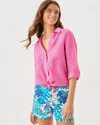 Lilly Pulitzer 5" Gretchen High Rise Stretch Short In Pink