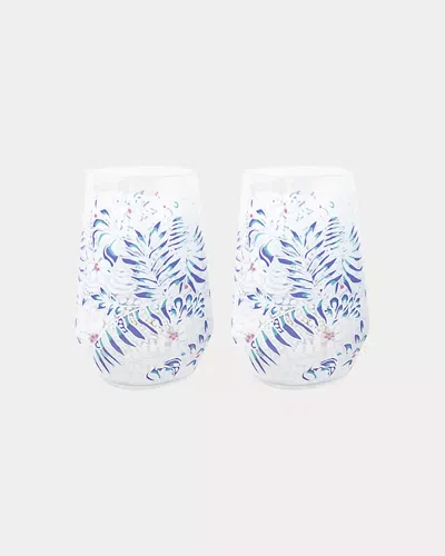 Lilly Pulitzer Acrylic Wine Glass Set