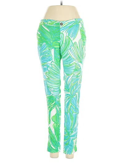 Pre-owned Lilly Pulitzer Active Pants In Green