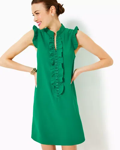 Lilly Pulitzer Adalee Shift Dress In Fiddle Leaf Green