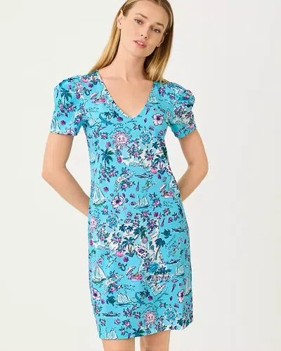 Lilly Pulitzer Aleece T-shirt Dress In Blue