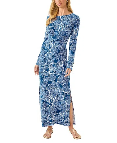Lilly Pulitzer Alessani Maxi Dress In Blue