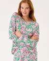 Lilly Pulitzer Alexandar Pajama Top In Multi