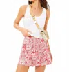 Lilly Pulitzer Alicent Mini Skort In Mizner Red In Multi