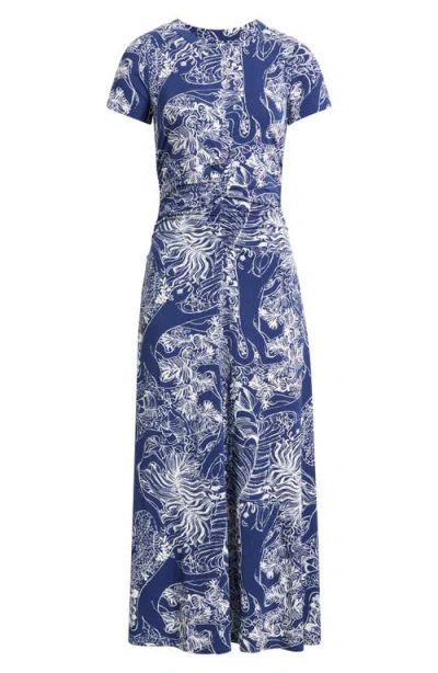 Lilly Pulitzer ® Alma Print Knit Midi Dress In Blue
