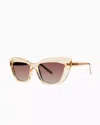 Lilly Pulitzer Aloha Rock Sunglasses In Crystal Gold