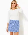 Lilly Pulitzer Alysia Mini Skort In Martinique Blue Zee Bebe