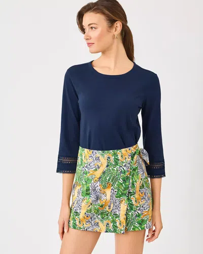 Lilly Pulitzer Alysia Mini Skort In Blue