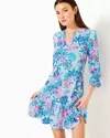 Lilly Pulitzer Alyssa A-line Cotton Dress In Multi Bahamas Beachcomber