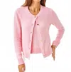 Lilly Pulitzer Amalia Button Front Cardigan In Pink Muse In Pink