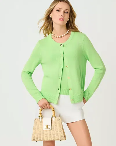 Lilly Pulitzer Amalia Cardigan In Green