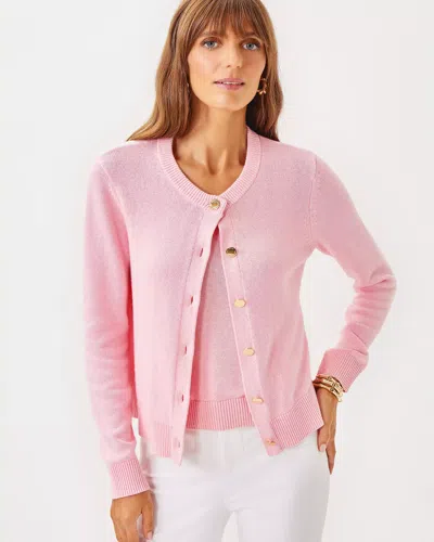 Lilly Pulitzer Amalia Cardigan In Pink Muse