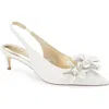 Lilly Pulitzer Amalia Kitten Heel In Resort White