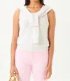 Lilly Pulitzer Amalia Sweater Tank In Resort White In Multi