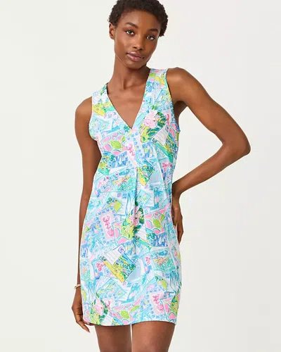 Lilly Pulitzer Amina Swing Dress In Blue