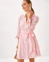 Lilly Pulitzer Amrita Shirtdress In Pink Muse Flora Faille