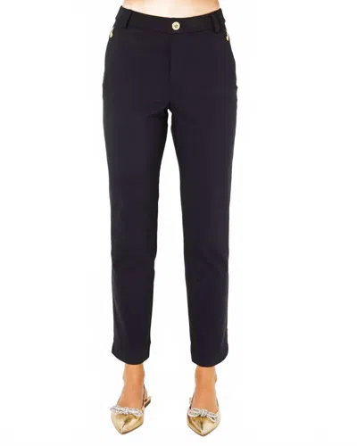 Lilly Pulitzer Ana High Rise Pants In Noir In Black