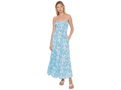 Lilly Pulitzer Anali Maxi Cover-up In Blue