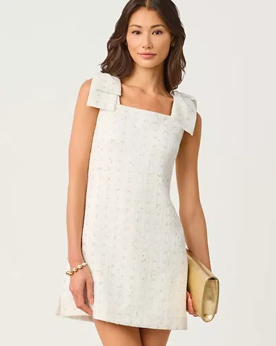 Lilly Pulitzer Anders Skirted Shift Romper In White