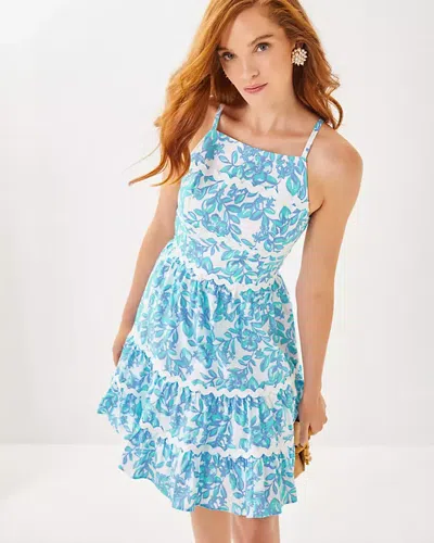 Lilly Pulitzer Angelynn Dress In Jacaranda Blue Simply The Zest