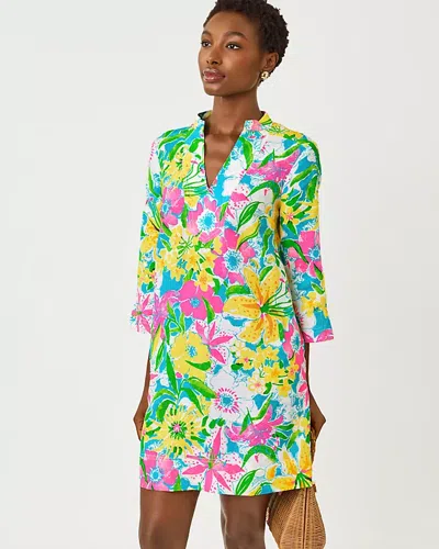 Lilly Pulitzer Annadetta Linen Tunic Dress In Multi