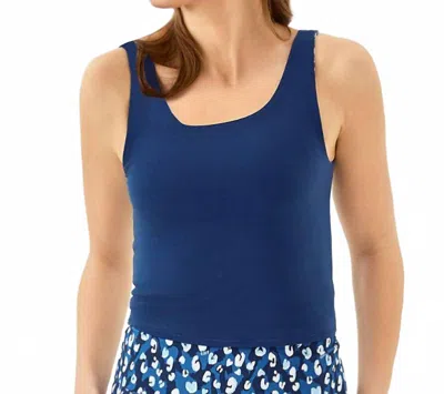 Lilly Pulitzer Ari Reversible Upf 50+ Active Tank In Blue