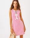Lilly Pulitzer Aria Boucle Shift Dress In Rousseau Pink Charming Check Boucle
