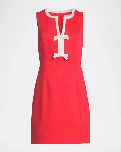 Lilly Pulitzer Aria Stretch Shift Dress In Rococo Red