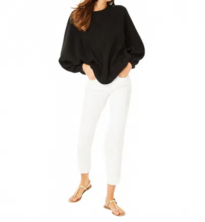 Lilly Pulitzer Arienza Crew Sweater In Black