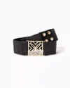 Lilly Pulitzer Arta Belt In Noir