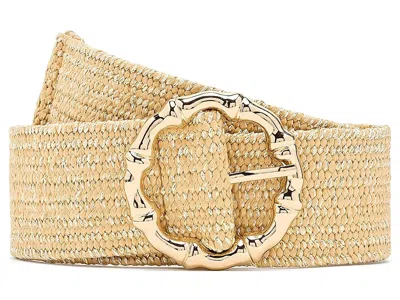 Lilly Pulitzer Arta Belt Women's Belts Gold Metallic: Lg/xl In Brown