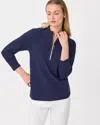 Lilly Pulitzer Luxletic Ashlee Half-zip Pullover In Blue