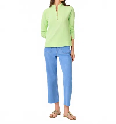 Lilly Pulitzer Ashlee Half-zip Pullover Sweater In Pistachio Macaron In Green