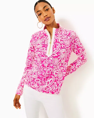 Lilly Pulitzer Ashlee Pullover In Passion Fruit Pink Absolutely Flamazing