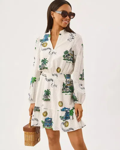 Lilly Pulitzer Axton Eyelet Dress In Multi